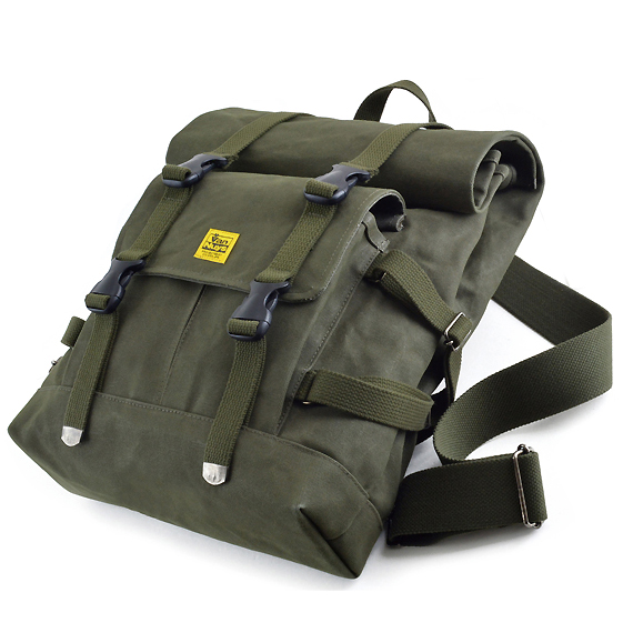 D294：ちょっとミリタリーな感じのバッグシリーズ Type-A／ロールフラップバックパック 商品イメージ