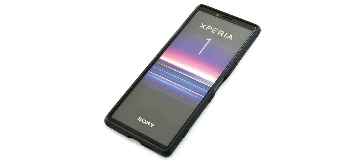 E030：Xperia1用 縦型キャリングケース/セミフラップ 商品イメージ