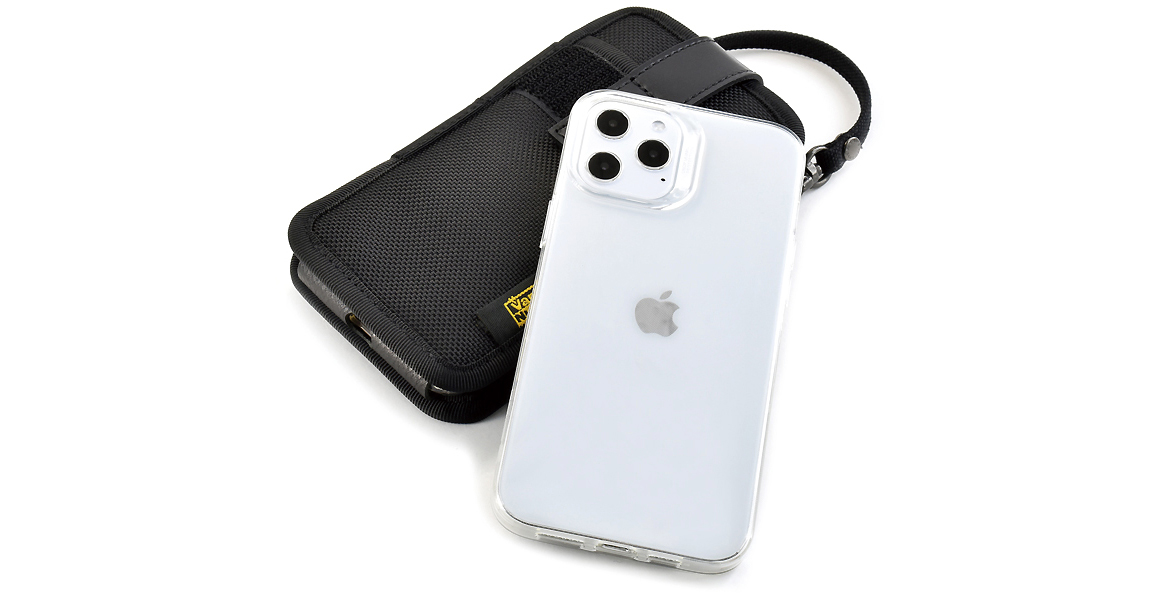 E111：iPhone13 Pro Max／Xperia 5用  完全無欠の縦型キャリングケース  ＜ベルクロワイド＞ 170 商品イメージ