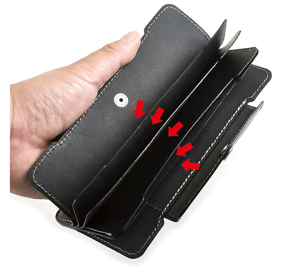 E294：キャッシュレス時代の 紙幣を折らない薄型財布 Ver.3 商品イメージ