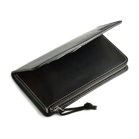 D919：薄型で最強にコンパクトな 長財布用カスタムパーツ L型ファスナーポケット 商品イメージ