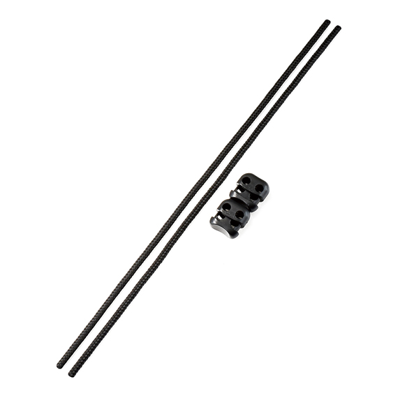 A-26：カスタムパーツ Fidlockバックルセット固定用 バンナイズ紐2本 ストッパーパーツ2個セット ＜対応モデル＞ C1A-01-LF、C1A-01-XLF、 C1A-01-SVF 商品イメージ