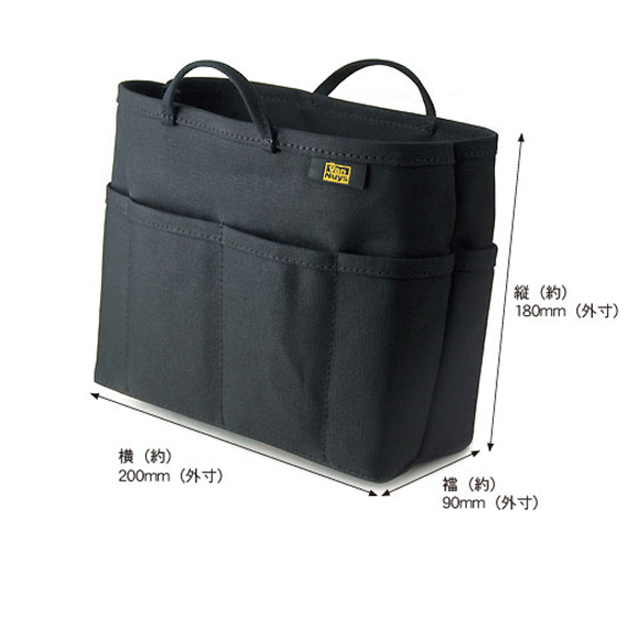 B162,B166,B167：帆布のバッグインバッグ 商品イメージ
