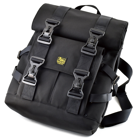 D294：ちょっとミリタリーな感じのバッグシリーズ Type-A／ロールフラップバックパック 商品イメージ