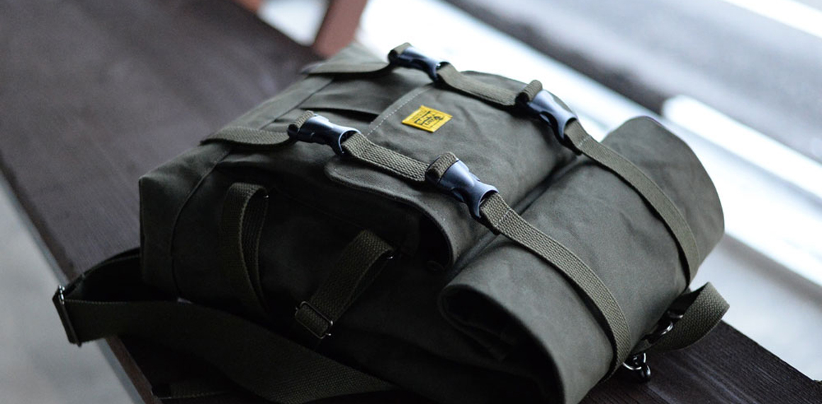 VD294：ちょっとミリタリーな感じのバッグシリーズ Type-A／帆布のバックパック（ふるさと） 商品説明1