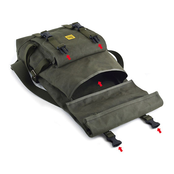 VD294：ちょっとミリタリーな感じのバッグシリーズ Type-A／帆布のバックパック（ふるさと） 商品イメージ