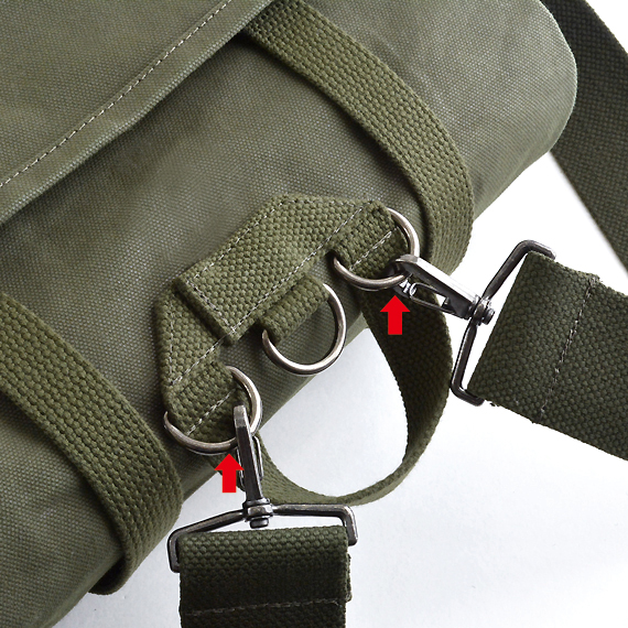 D294：ちょっとミリタリーな感じのバッグシリーズ Type-A／ロールフラップバックパック 商品イメージ
