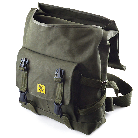 D294：ちょっとミリタリーな感じのバッグシリーズ Type-A／ロールフラップバックパック 商品イメージ