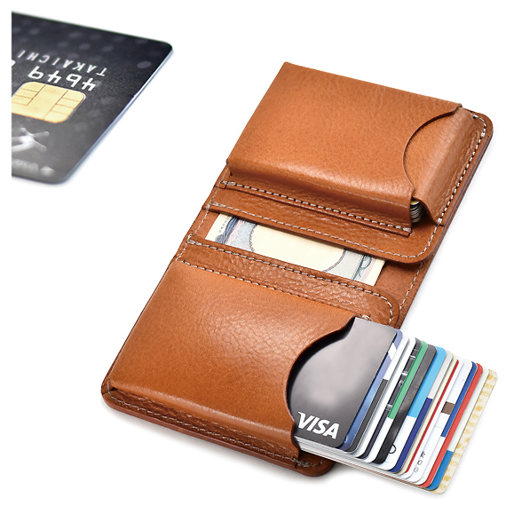 E491：カードが30枚〜40枚程度入る小さい財布（ふるさと） 商品イメージ