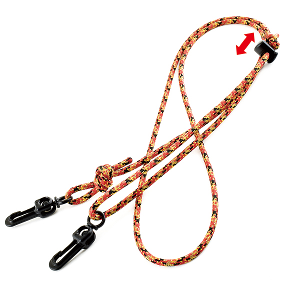 E608:バンナイズ紐のスマホ用ショルダーストラップ <ストラップホルダー/まつば付き> 商品イメージ