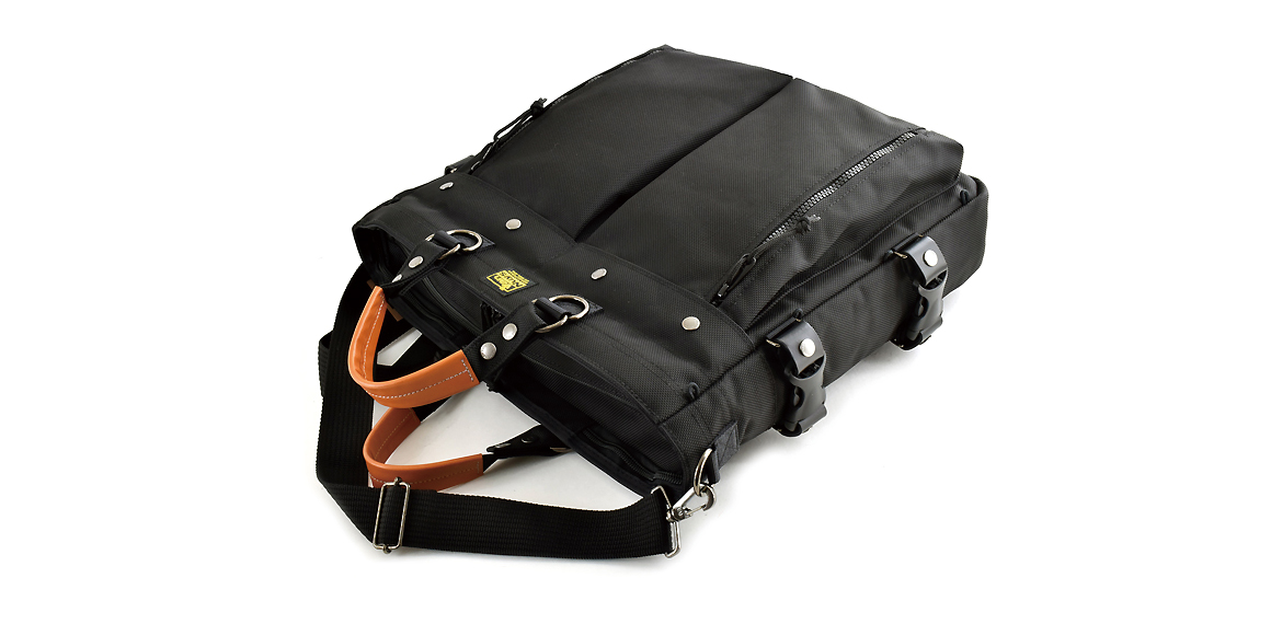 E616：フライヤー 3wayブリーフトート ダブルファスナー／ダブルポケット／トリプルポケット対応サイドバックル（4個セット） 商品イメージ