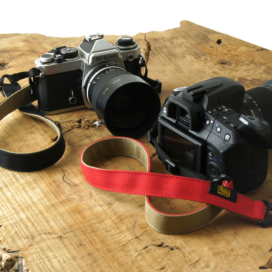 VB131,VB132：帆布のカメラ用ストラップ 標準タイプ／ロングタイプ（レディース）