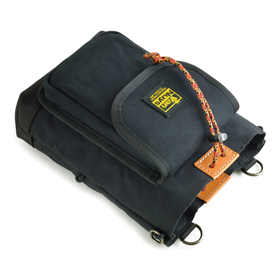 D761：セミフラップフロントポケット付き ウエストオープンツールバッグ（ふるさと） 商品イメージ