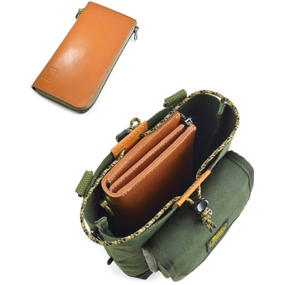 D761：セミフラップフロントポケット付き ウエストオープンツールバッグ 商品イメージ